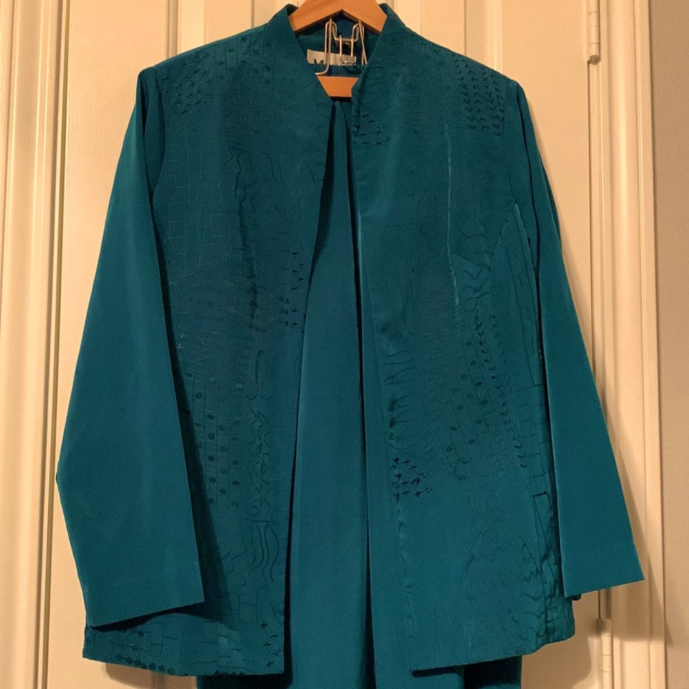 Vintage Maggie Sweet teal pantsuit - size medium